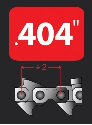 Profesjonalny Łańcuch tnący do harvestera Carlton B8HC-100RW – rolka 1480 ogniw .404