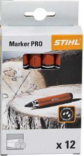 Kreda do znakowania drewna Stihl Marker PRO czerwona 12 szt.