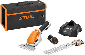Nożyce akumulatorowe Stihl HSA 26 zestaw z akumulatorem AS2 i ładowarką AL1 do przycinania i pielęgnacji krzewów