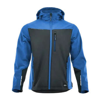 Kurtka Sara ComfortPlus Softshell wiatroodporna regulowana szaroniebieska M