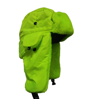 Czapka Zimowa Uszatka Ocieplana jesień/zima unisex zieleń uniwersalna Reis