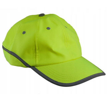 Odblaskowa Czapka z daszkiem uniwersalna regulacja na rzep Urgent