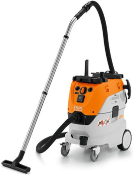 Odkurzacz Stihl SE 133 ME mocny odkurzacz do czyszczenia na sucho i na mokro z automatycznym włącznikiem do pyłów klasy M