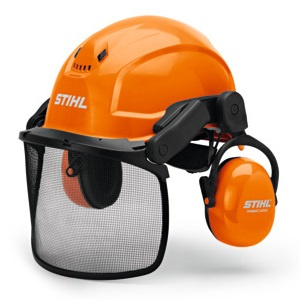 Hełm ochronny Stihl Dynamic Ergo z osłoną twarzy i nausznikami przeciwhałasowymi