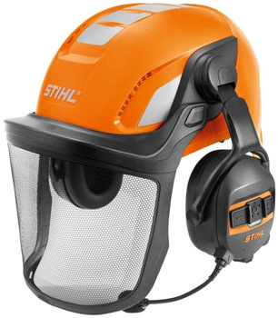 Hełm ochronny Stihl Advance X-Vent ProCOM z osłoną twarzy i nausznikami przeciwhałasowymi