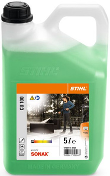 Uniwersalny środek czyszczący CU 100 Stihl 5L delikatnie usuwa zabrudzenia z twardych powierzchni