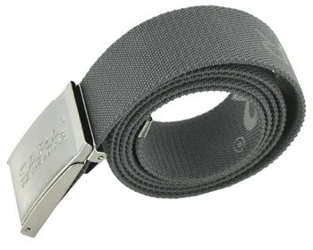 Elastyczny Pasek z metalową klamrą do spodni szary SARA WORKWEAR