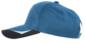 Czapka z daszkiem Sara Comfort Plus Petrol + Czarny rozmiar uniwersalny