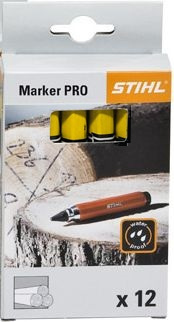 Kreda do znakowania drewna Stihl Marker PRO żółta 12 szt.