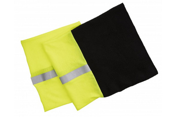 Komin na szyję NAHE ocieplany żółty funkcyjna chusta z odblaskami Hoegert