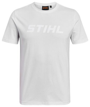 Koszulka STIHL WHITE LOGO T-Shirt MEN bawełna biała rozm. M