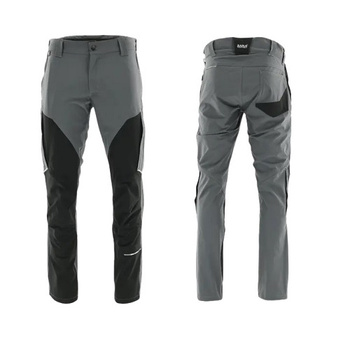 Spodnie Robocze Sara LIGHTFLEX 4-Way Stretch Ciemnoszary + Czarny r. 56-XL