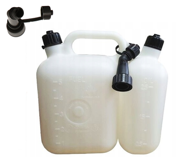 Kanister Dwukomorowy Tecomec do paliwa oleju 5+2,5L Zestaw z lejkiem STIHL