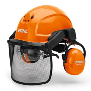 Hełm ochronny Stihl Dynamic X-Ergo z osłoną twarzy i nausznikami przeciwhałasowymi