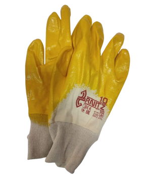 Rękawice Robocze ze ściągaczem Ochronne Nitrylowe żółte RNITZ 10/XL Reis