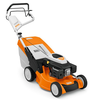 Kosiarka spalinowa Stihl RM 650 T z funkcją mulczowania i zbierania trawy