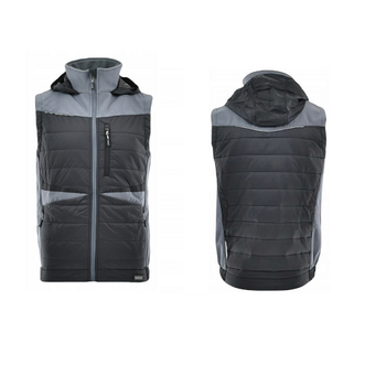 Męska Kamizelka z kapturem Hybrydowa Ocieplacz Bezrękawnik roboczy SARA r.L