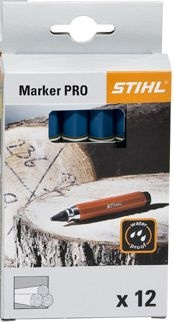 Kreda do znakowania drewna Stihl Marker PRO niebieska 12 szt.