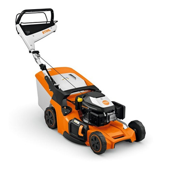 Kosiarka spalinowa STIHL RM 453 V komfortowa wersja z funkcją mulczowania i napędem kół Vario do dużych trawników