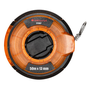 Miarka 50m do precyzyjnych pomiarów zwijana stalowa z zaczepem Richmann