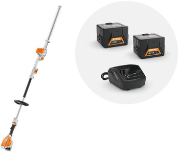 Nożyce akumulatorowe na wysięgniku Stihl HLA 56 zestaw z 2 akumulatorami AK 20 i ładowarką AL 101