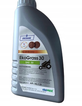 Olej do urządzeń ogrodniczych Kosiarki Glebogryzarki EKOGRASS SAE: 30 0,6 l