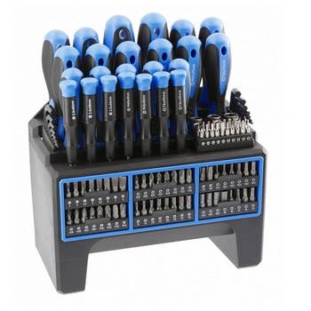 Zestaw narzędzi Wkrętaki i końcówki wkrętakowe 114 elem. Hoegert Technik