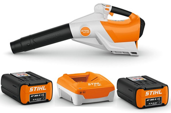 Najmocniejsza Dmuchawa akumulatorowa STIHL BGA 250 Zestaw z 2x Akumulator AP 300 S i Ładowarką AL 301 do liści