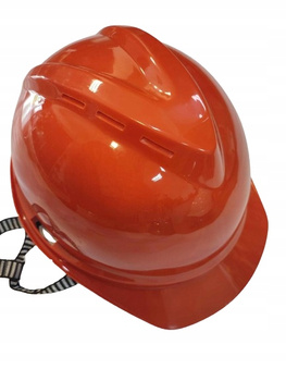 Kask Ochronny Regulowany dla budowlańców drwali Viking Consorte Pomarańcz