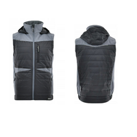 Męska Kamizelka z kapturem Hybrydowa Ocieplacz Bezrękawnik roboczy SARA r.M