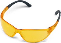 Okulary ochronne Stihl Dynamic Contrast z powłoką zabezpieczającą przed zaparowaniem żółte