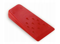 Wytrzymały Klin drwalski do obalania drzew 140x70x27mm czerwony Tecomec