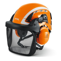 Hełm ochronny Stihl Advance X-Climb ME z osłoną twarzy i nausznikami przeciwhałasowymi