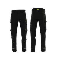 Spodnie Robocze do pasa Motionflex Sara 4-KIERUNKOWY STRETCH czarne 62-XXL