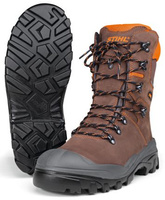 Buty skórzane STIHL DYNAMIC S3 obuwie ochronne do pracy pilarką łańcuchową rozmiar 42