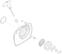 Rozrusznik kompletny pilarek Stihl MS 881