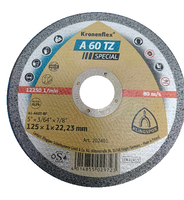 Tarcza do cięcia metali stali 125x1,0x22,23mm skuteczna obróbka Kronenflex