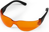 Okulary ochronne Stihl Function Light wzmacniające kontrast pomarańczowe