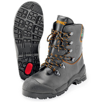 Buty ochronne STIHL FUNCTION skórzane obuwie do pracy pilarką łańcuchową rozmiar 41