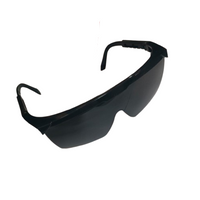 Czarne Okulary Ochronne Przeciwodpryskowe wygodne gogle BHP RICHMANN
