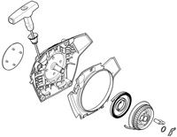 Rozrusznik kompletny pilarek Stihl MS 162 MS 172