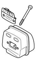Tłumik wydechu spalin Stihl do pilarek MS 172 MS 182 MS 212